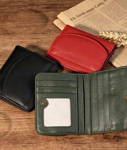 Soft Leather Bifold Wallet for Women, Slim Compact Design, 8 Card Slots, 3rd wedding anniversary